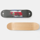 Cooles Fahnendesign Skateboard (Horizontal)