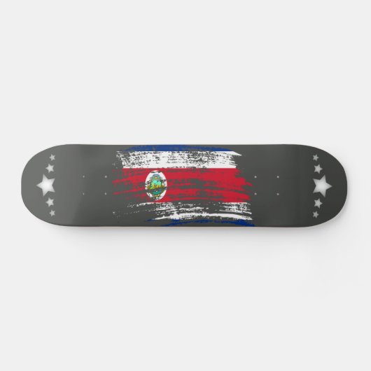 Cooles Fahnendesign Skateboard (Horizontal)