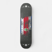 Cooles Fahnendesign Skateboard (Vorderseite)