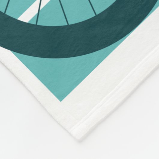 Cooles Fahrerdesign - BMX Fleecedecke (Ecke)