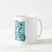 Cooles Fahrerdesign - BMX Kaffeetasse (VorderseiteRechts)