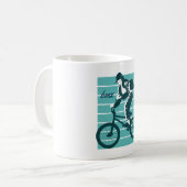 Cooles Fahrerdesign - BMX Kaffeetasse (Vorderseite Links)