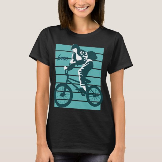 Cooles Fahrerdesign - BMX T-Shirt (Vorderseite)