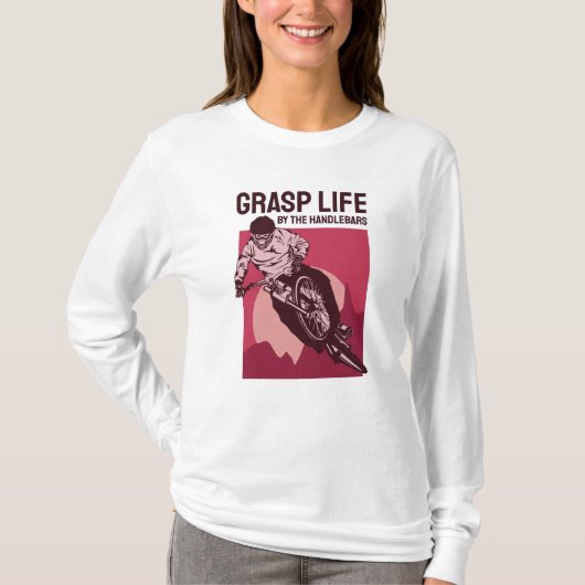 Cooles Fahrerdesign - Grasp Life T-Shirt (Vorderseite)