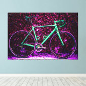 Cooles Fahrrad 1 Leinwanddruck (Insitu (Holzboden))