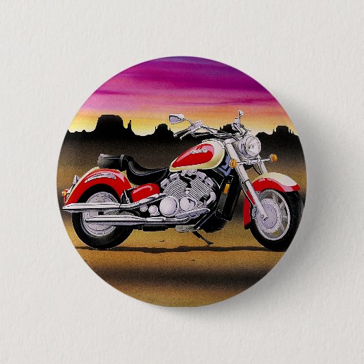 Cooles Fahrrad Button (Vorderseite)
