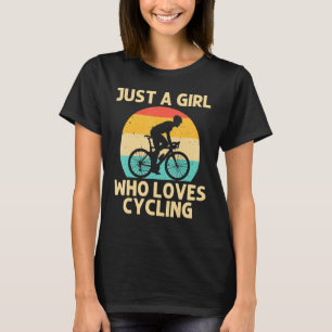 Cooles Fahrrad für Mädchen Kinder Radfahren Radtou T-Shirt