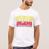cooles Fahrrad inspiriert cremefarben T-Shirt (Vorderseite)