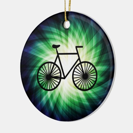 Cooles Fahrrad Keramik Ornament (Links)