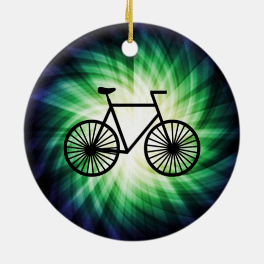 Cooles Fahrrad Keramik Ornament (Hinten)