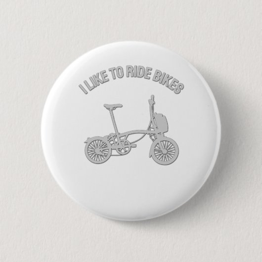Cooles Fahrraddesign - Ich fahre gerne mit dem Fah Button (Vorderseite)