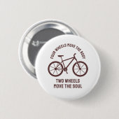 Cooles Fahrraddesign - Zwei Räder bewegen das Soul Button (Vorne & Hinten)
