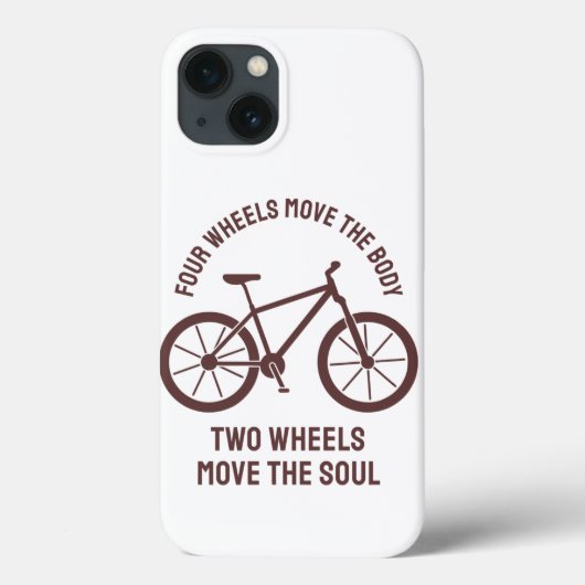 Cooles Fahrraddesign - Zwei Räder bewegen das Soul Case-Mate iPhone Hülle (Rückseite)