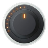 Cooles Fake Schwarz Keramikknauf (Vorderseite)