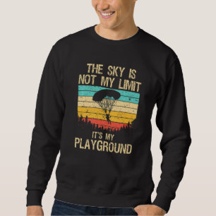 Cooles Fallschirmspringen für Damen Sweatshirt