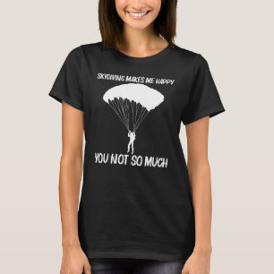 Cooles Fallschirmspringen für Damen T-Shirt
