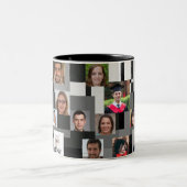 Cooles Familiengeschenk für Männer 20 Fotos Liebe  Zweifarbige Tasse (Mittel)