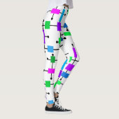 Cooles Farbgitter Leggings (Rechts)