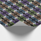 COOLES, farbiges Abstraktes Muster Geschenkpapier (Ecke)