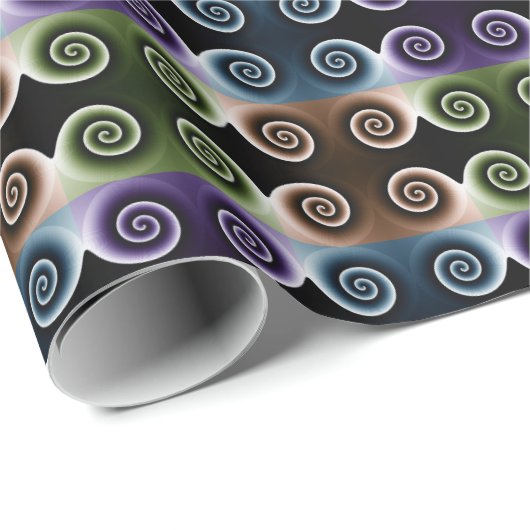 COOLES, farbiges Abstraktes Muster Geschenkpapier (Rolleneckpunkt)