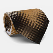 Cooles farbiges Zigzag-Muster Krawatte (Gerollt)