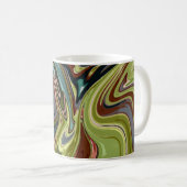 Cooles farblich simuliertes Acrylschwirbeln Kaffeetasse (VorderseiteRechts)