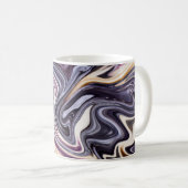 Cooles farblich simuliertes Acrylschwirbeln Kaffeetasse (VorderseiteRechts)