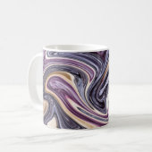 Cooles farblich simuliertes Acrylschwirbeln Kaffeetasse (Vorderseite Links)