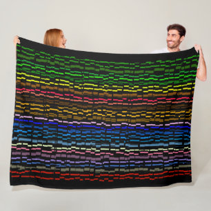 Cooles Farbmuster Fleecedecke