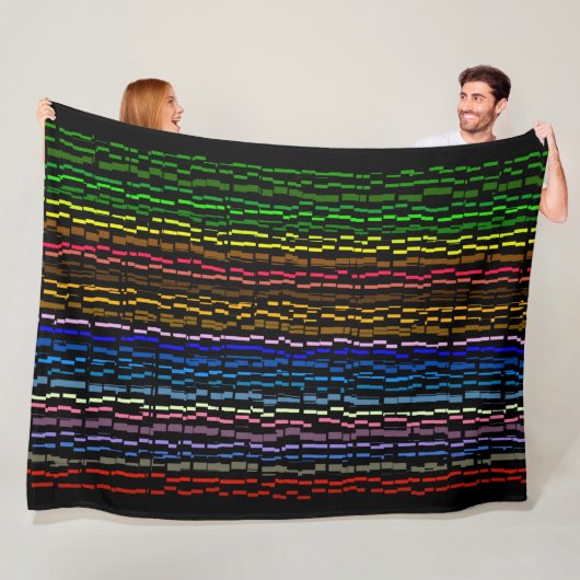 Cooles Farbmuster Fleecedecke (Beispiel)