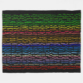 Cooles Farbmuster Fleecedecke (Vorderseite (Horizontal))
