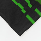 Cooles Farbmuster Fleecedecke (Ecke)