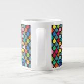 Cooles Farbmuster Jumbo-Tasse (Rückseite)