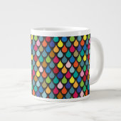 Cooles Farbmuster Jumbo-Tasse (Vorderseite Rechts)