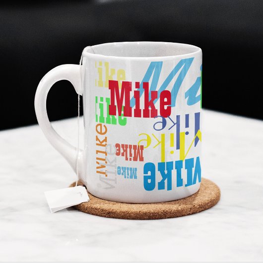 cooles Farbmuster Kaffeetasse