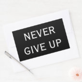 Cooles Farbschwarz gibt Aufkleber nie auf (Umschlag)