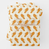 cooles Fastfood-Muster Geschenkpapier Set (Beispiel)