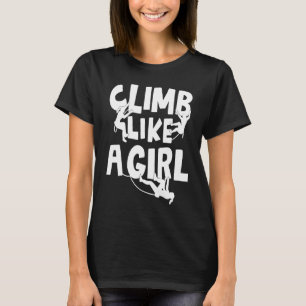 Cooles Felsenklettern für Männer Bergsteiger T-Shirt