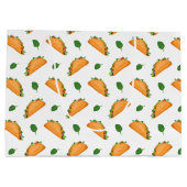 Cooles fiesta-gefliestes Party-Taco Große Geschenktüte (Rückseite)