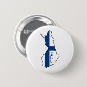 Cooles Finnland Button (Vorne & Hinten)