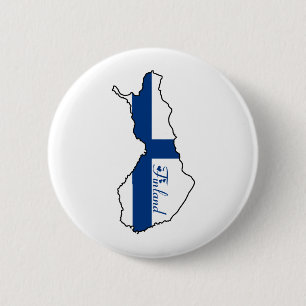 Cooles Finnland Button