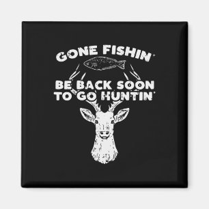 Cooles Fischen bald wieder Jagd auf Hirsche Elk Jä Magnet
