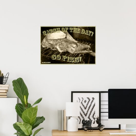 Cooles Fischplakat! Poster (Heimbüro)