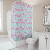 Cooles Flamingo-Muster Duschvorhang (Beispiel)