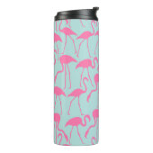 Cooles Flamingo-Muster Thermosbecher (Nach links gedreht)
