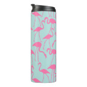 Cooles Flamingo-Muster Thermosbecher (Nach rechts gedreht)
