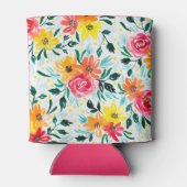 Cooles, florfarbenes Muster Dosenkühler (Rückseite)