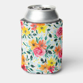 Cooles, florfarbenes Muster Dosenkühler (Kanne Rückseite)