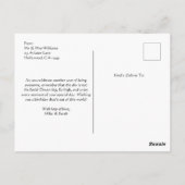 Cooles Flugzeug & See Foto, Fun Aviation Geburtsta Postkarte (Rückseite)