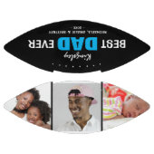 Cooles Foto "BEST VATER EVER" und Namensgeschenk Football (Paneele)